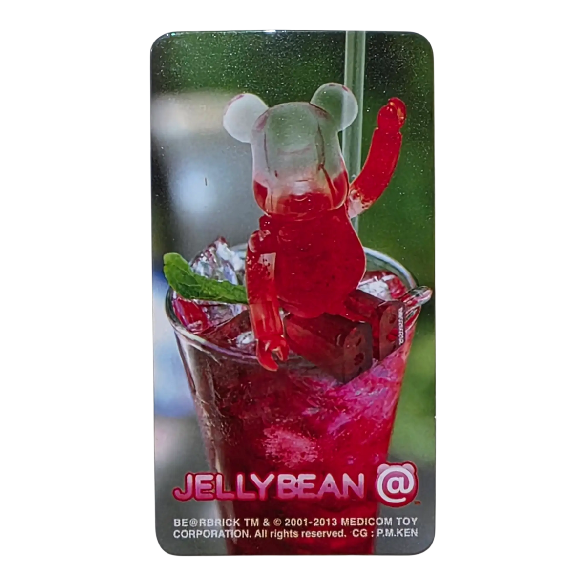 Bearbrick Series 26 Jellybean "Cassis Soda" 100% Begleitkarte