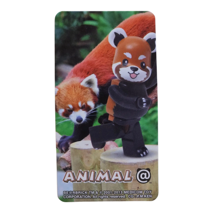 Bearbrick Series 27 Animal "Lesser Panda" 100% Begleitkarte