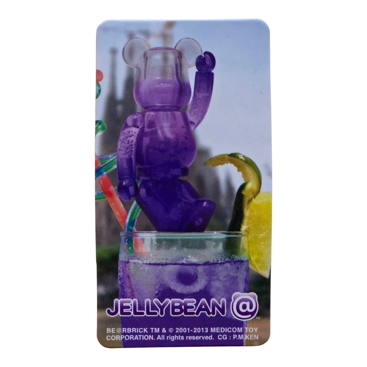 Bearbrick Series 27 Jellybean 100% Begleitkarte