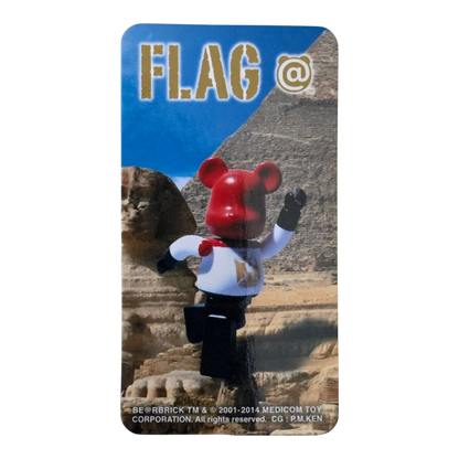 Bearbrick Series 28 Flag "Egypt" 100% Begleitkarte
