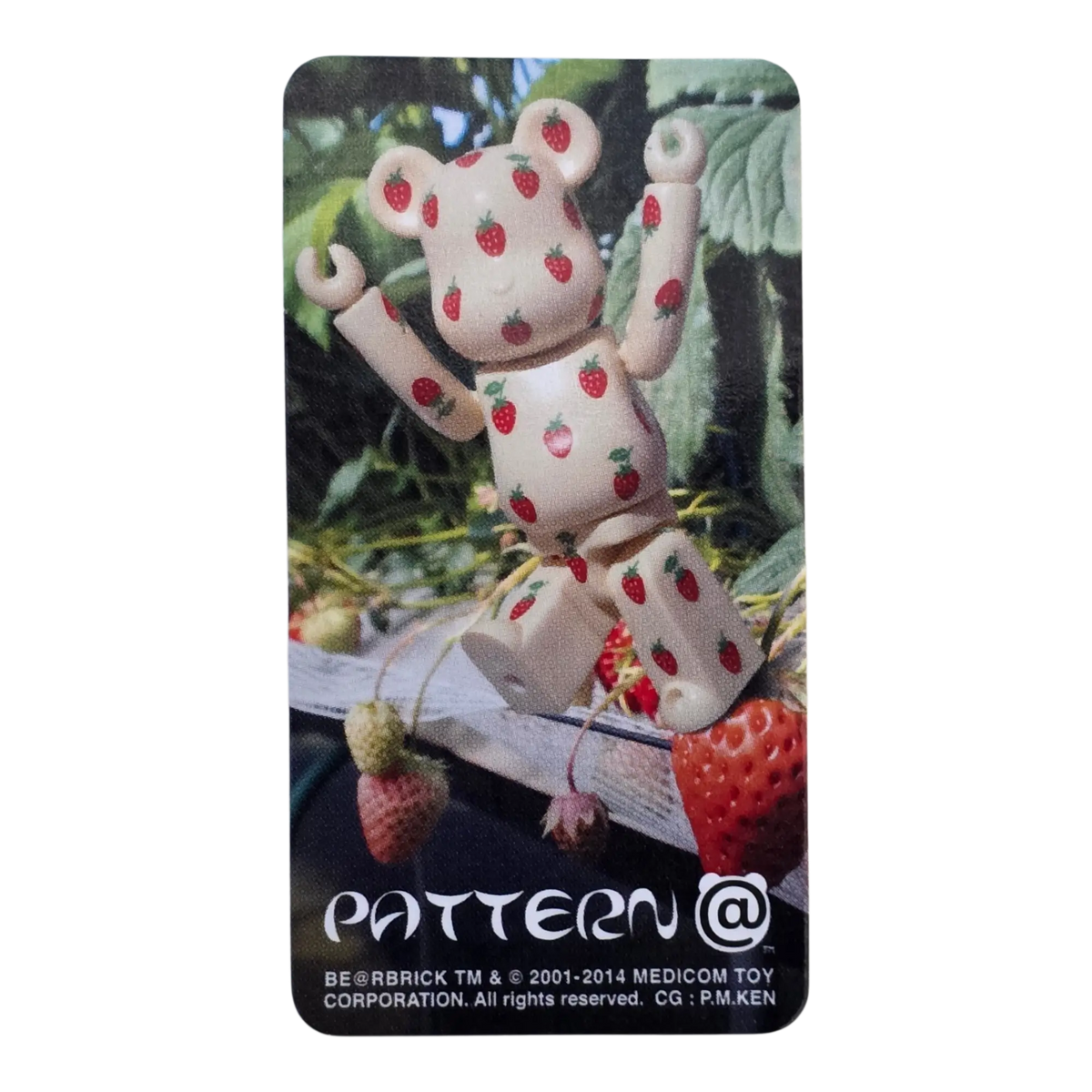 Bearbrick Series 29 Pattern "Strawberry" 100% Begleitkarte
