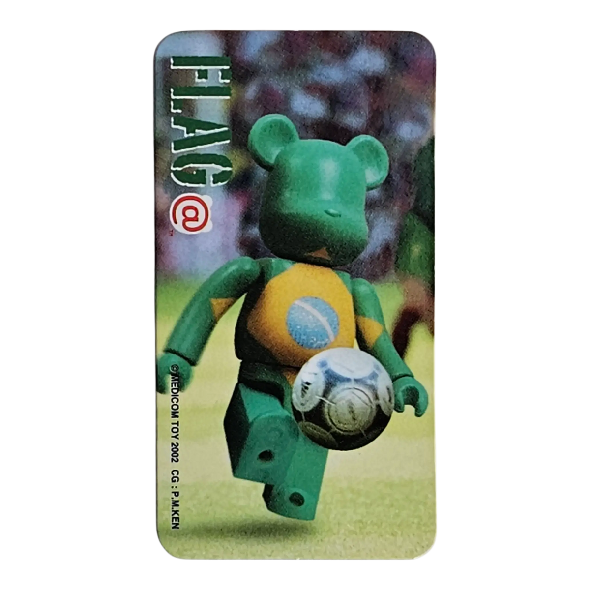 Bearbrick Series 3 Flag "Brazil" 100% Begleitkarte