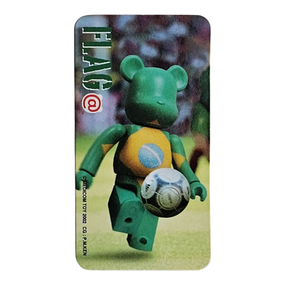 Bearbrick Series 3 Flag "Brazil" 100% Begleitkarte