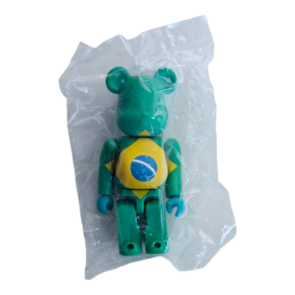 Bearbrick Series 3 Flag "Brazil" 100% in Folie
