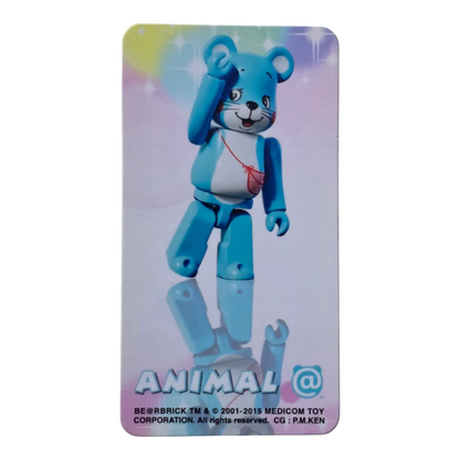 Bearbrick Series 31 Animal "Blue Bear" 100% Begleitkarte