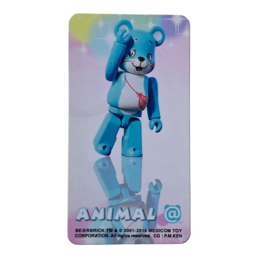 Bearbrick Series 31 Animal "Blue Bear" 100% Begleitkarte