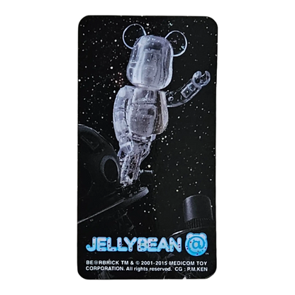 Bearbrick Series 31 Jellybean "Silver Glitter" 100% Begleitkarte