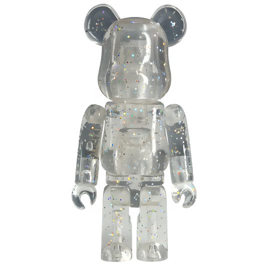 Bearbrick Series 31 Jellybean "Silver Glitter" 100% Herstellerbild