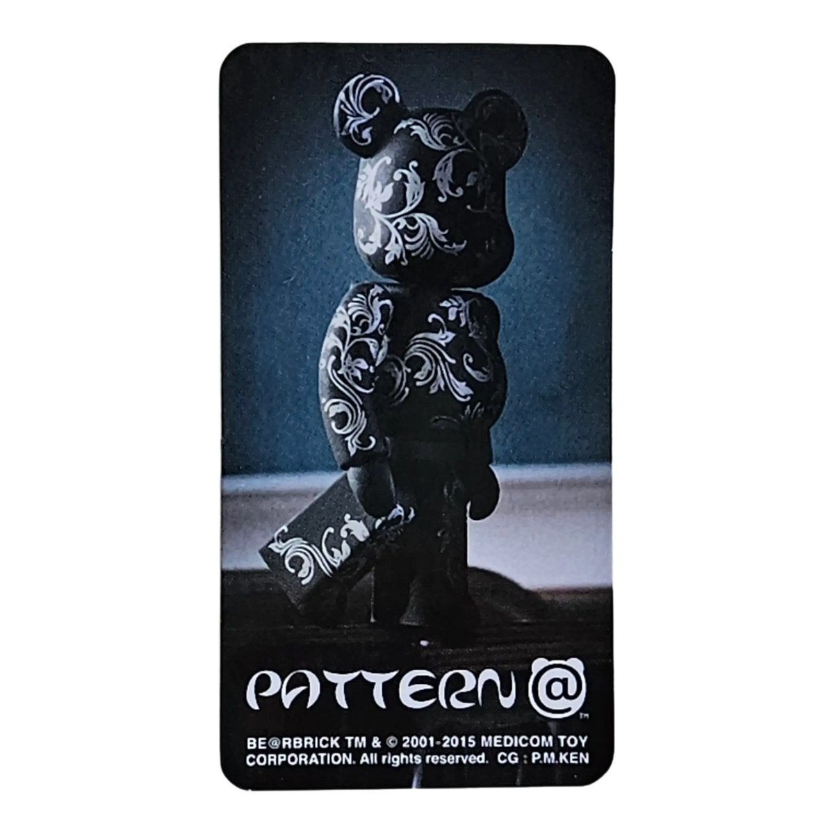 Bearbrick Series 31 Pattern "Chrome Floral" 100% Begleitkarte