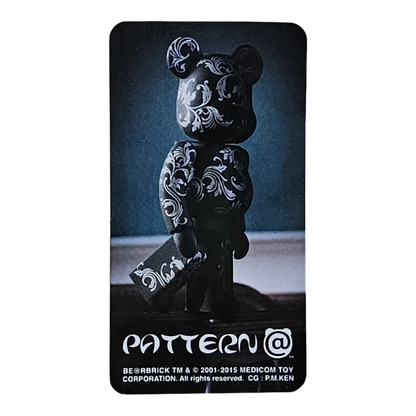 Bearbrick Series 31 Pattern "Chrome Floral" 100% Begleitkarte