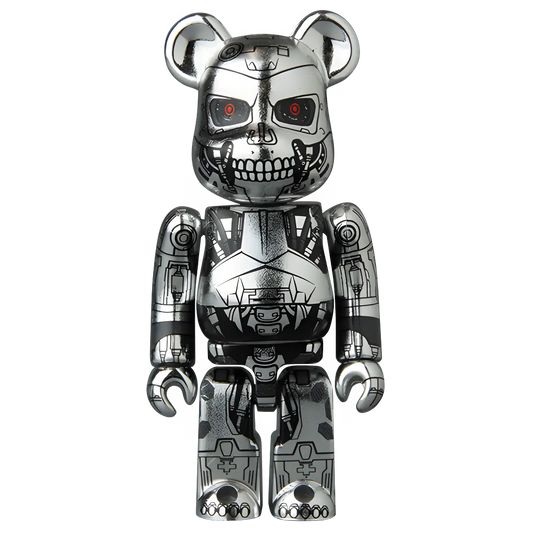 Bearbrick Series 32 SF "Endoskeleton" [Terminator Genisys] 100% Herstellerbild