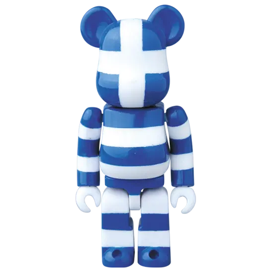 Bearbrick Series 33 Flag "Greece" 100% Herstellerbild