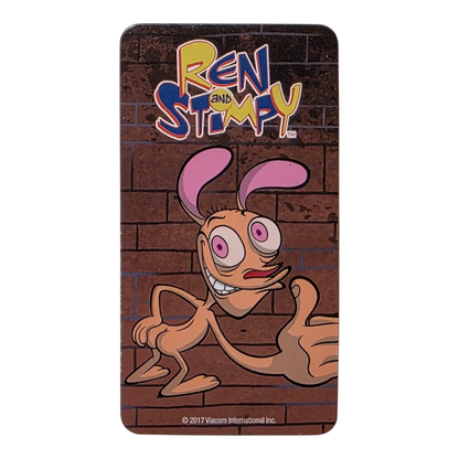 Bearbrick Series 34 Animal "Ren" [Ren & Stimpy] 100% Begleitkarte
