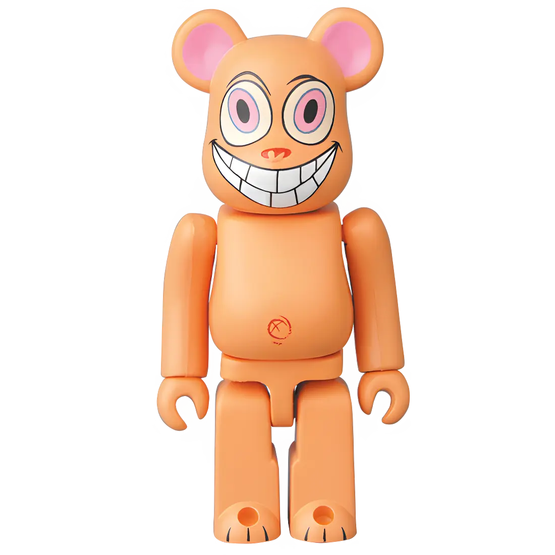 Bearbrick Series 34 Animal "Ren" [Ren & Stimpy] 100% Herstellerbild