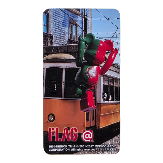 Bearbrick Series 34 Flag "Portugal" 100% Begleitkarte