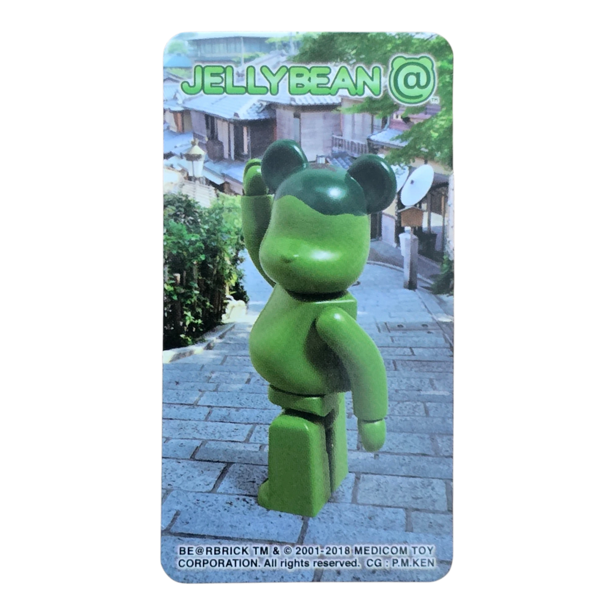 Bearbrick Series 36 Jellybean "Matcha" 100% Begleitkarte