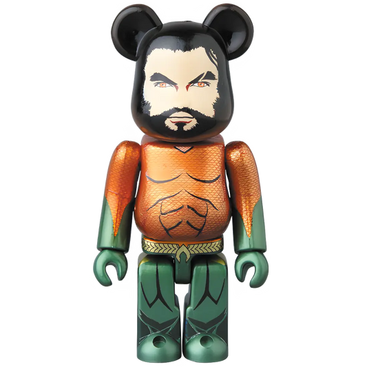 Bearbrick Series 37 Hero "Aquaman" 100% Herstellerbild