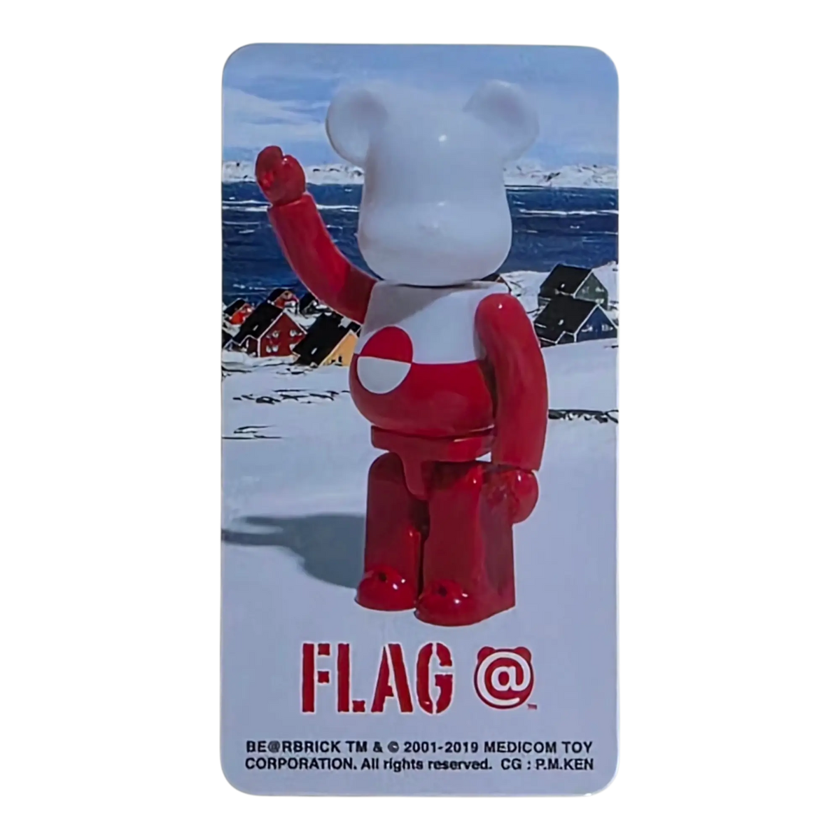 Bearbrick Series 38 Flag "Greenland" 100% Begleitkarte