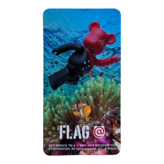 Bearbrick Series 39 Flag "Papua New Guinea" 100% Begleitkarte