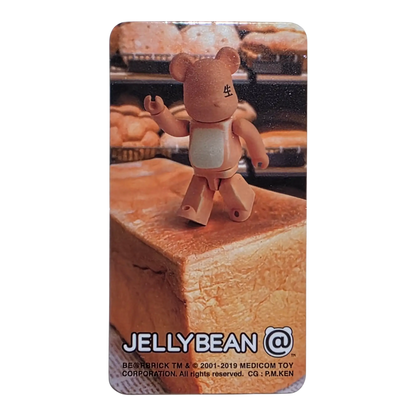 Bearbrick Series 39 Jellybean "Baked Bread" 100% Begleitkarte