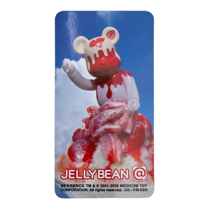 Bearbrick Series 40 Jellybean "Strawberry Shortcake" 100% Begleitkarte
