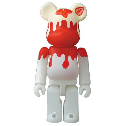 Bearbrick Series 40 Jellybean "Strawberry Shortcake" 100% Herstellerbild