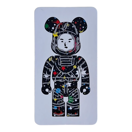 Bearbrick Series 41 Artist "Billionaire Boys Club Starfield Astronaut" 100% Begleitkarte