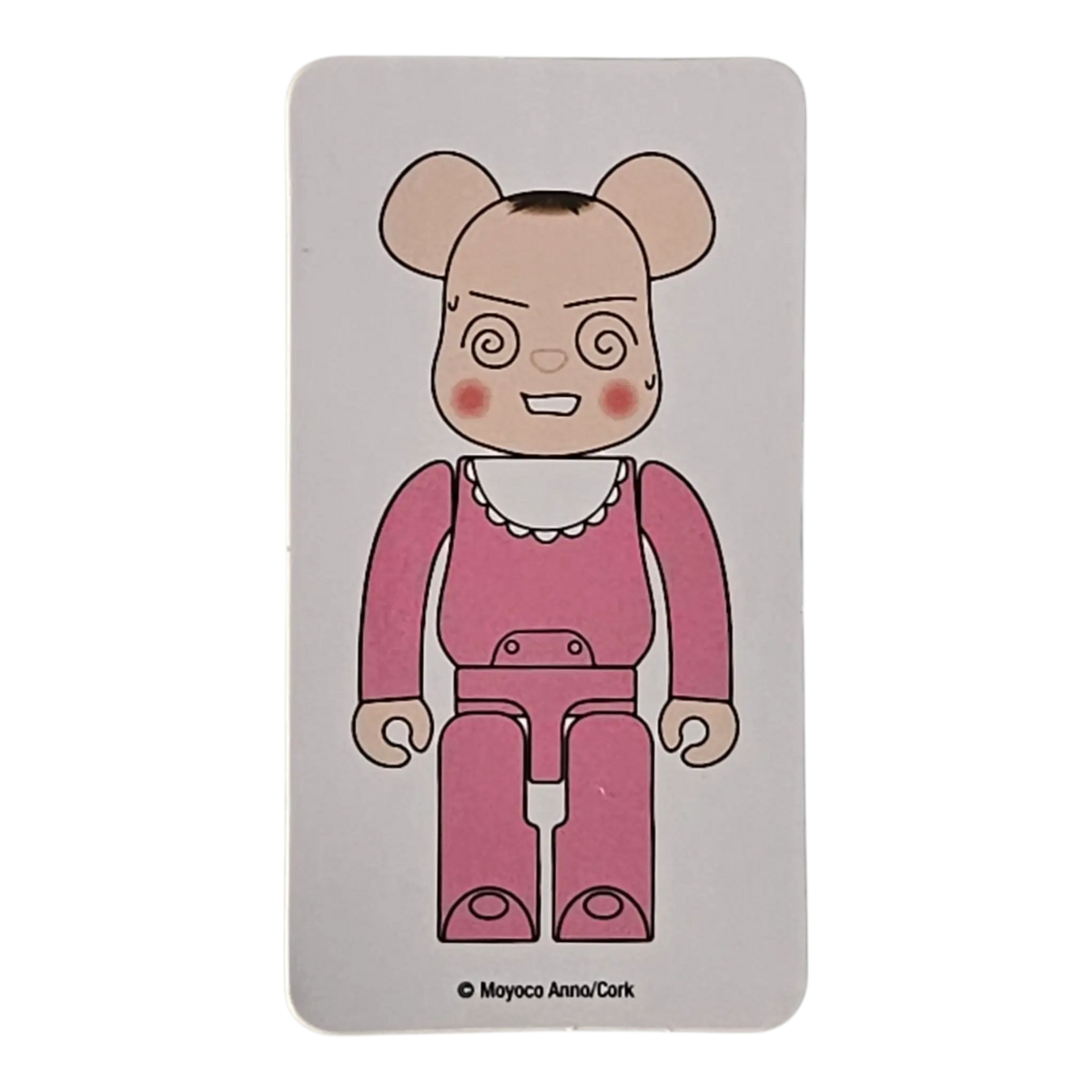 Bearbrick Series 41 Artist 'Rompers' [Moyoco Anno] (100%) Begleitkarte