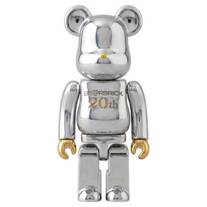 Bearbrick Series 42 20th Anniversary Model Silver [Hajime Sorayama] 100% SECRET Bild