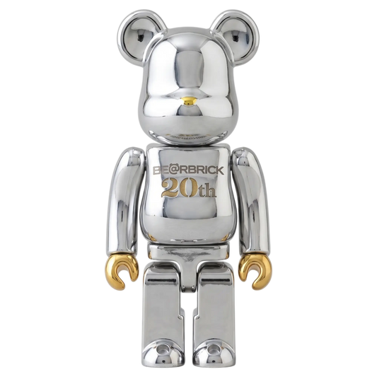Bearbrick Series 42 20th Anniversary Model Silver [Hajime Sorayama] 100% SECRET Bild