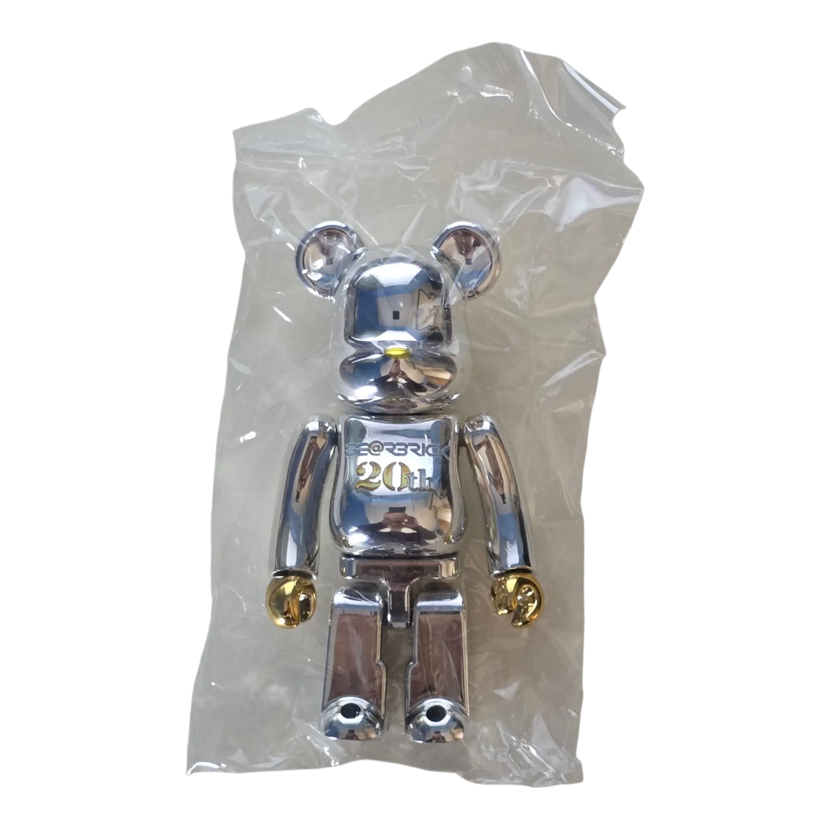 Bearbrick Series 42 20th Anniversary Model Silver [Hajime Sorayama] 100% SECRET in Folie