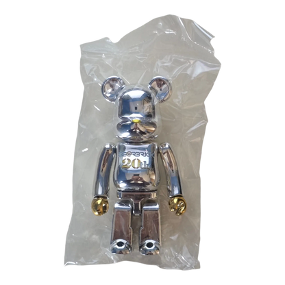 Bearbrick Series 42 20th Anniversary Model Silver [Hajime Sorayama] 100% SECRET in Folie