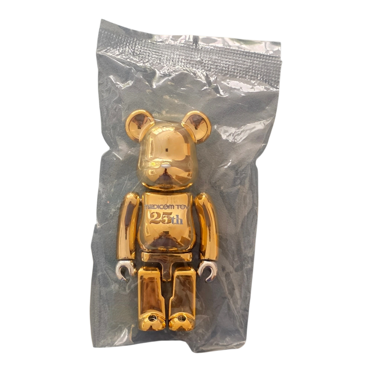 Bearbrick Series 42 Medicom Toy 25th Anniversary Model Gold [Hajime Sorayama] 100% SECRET in Folie