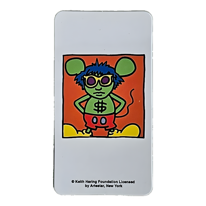 Bearbrick Series 43 Artist "Andy Mouse" [Keith Haring] 100% Begleitkarte