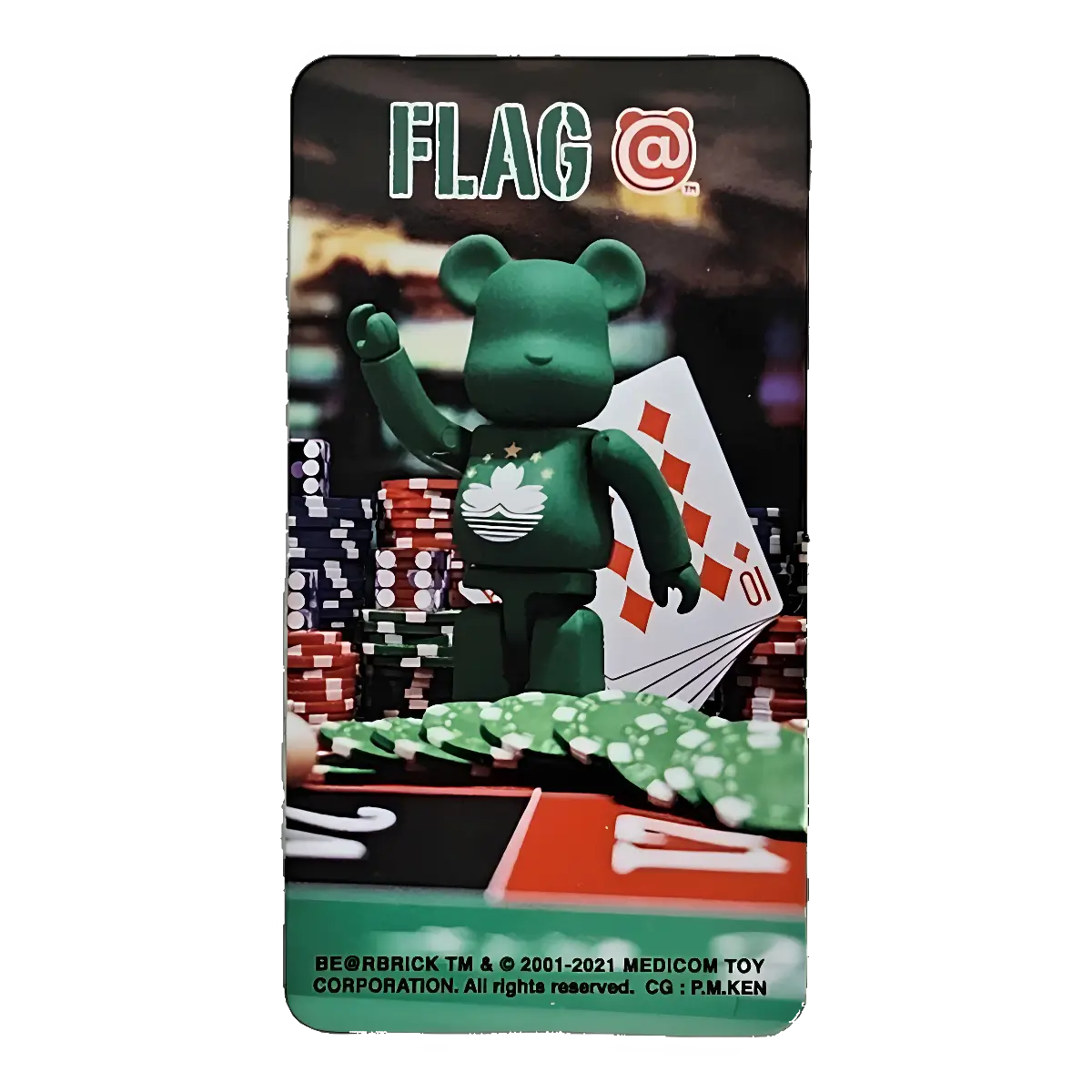 Bearbrick Series 43 Flag "Macau" 100% Begleitkarte