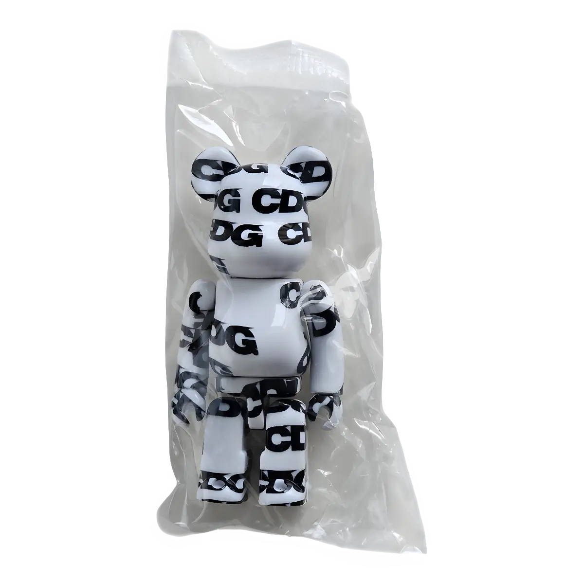 Bearbrick Series 44 Artist "CDG White Pattern" [Comme des Garcons] 100% SECRET in Folie