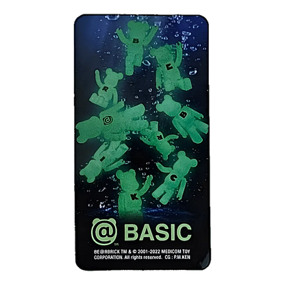 Bearbrick Series 44 Basic Letter 100% Begleitkarte