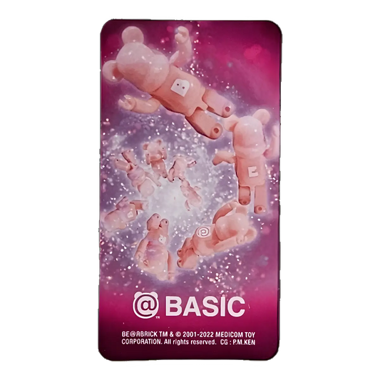 Bearbrick Series 45 Basic Letter 100% Begleitkarte