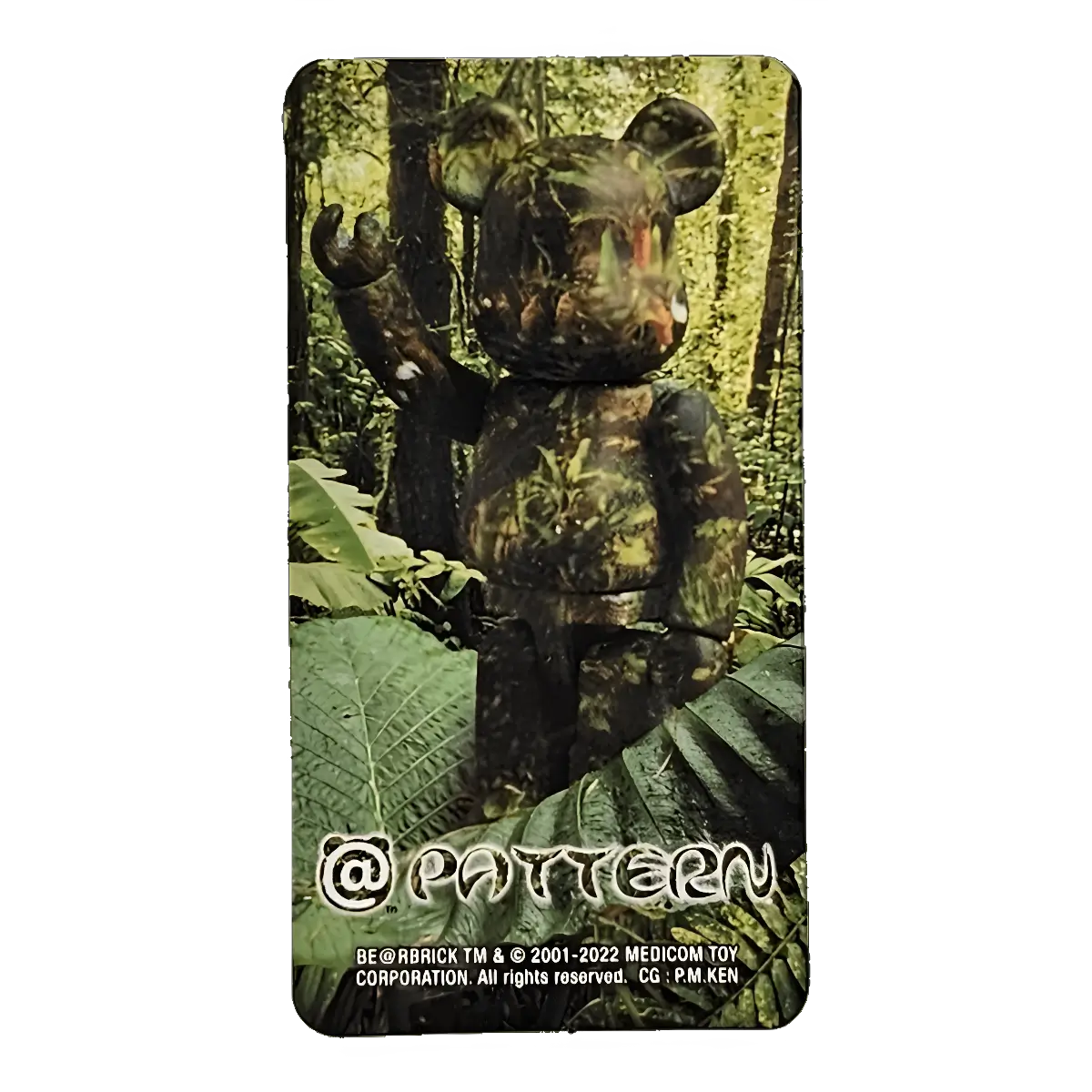 Bearbrick Series 45 Pattern "Jungle" 100% Begleitkarte