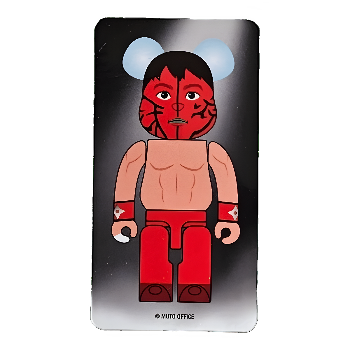 Bearbrick Series 46 Artist "The Great Muta" 100% Begleitkarte