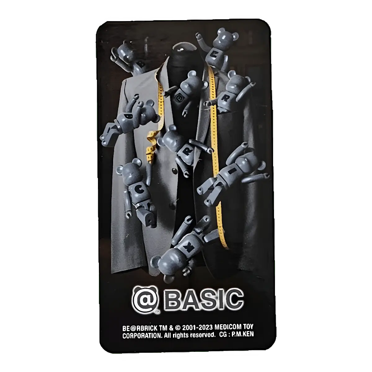 Bearbrick Series 46 Basic Letter 100% Begleitkarte