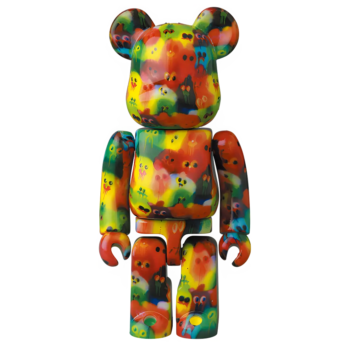 Bearbrick Series 46 Pattern "Jon Burgerman" 100% Herstellerbild