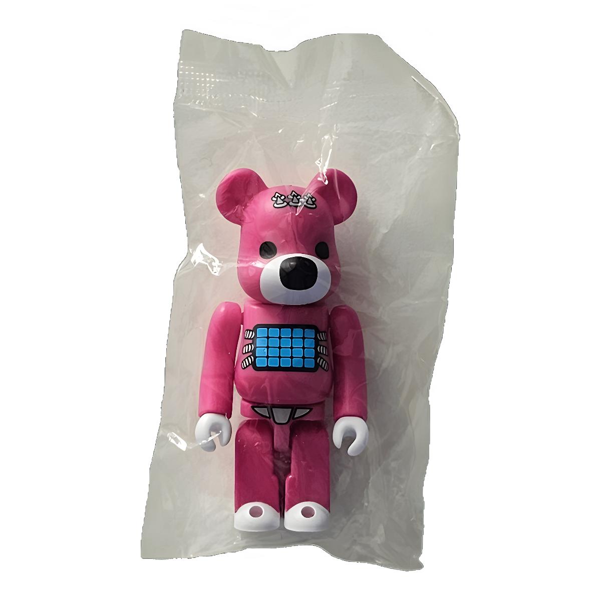 Bearbrick Series 47 Animal "Psycho Teddy Bear" 100% in Folie