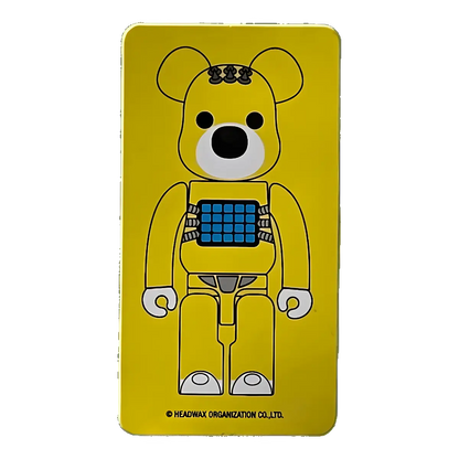 Bearbrick Series 47 Animal "Psycho Teddy Bear" 100% SECRET Begleitkarte