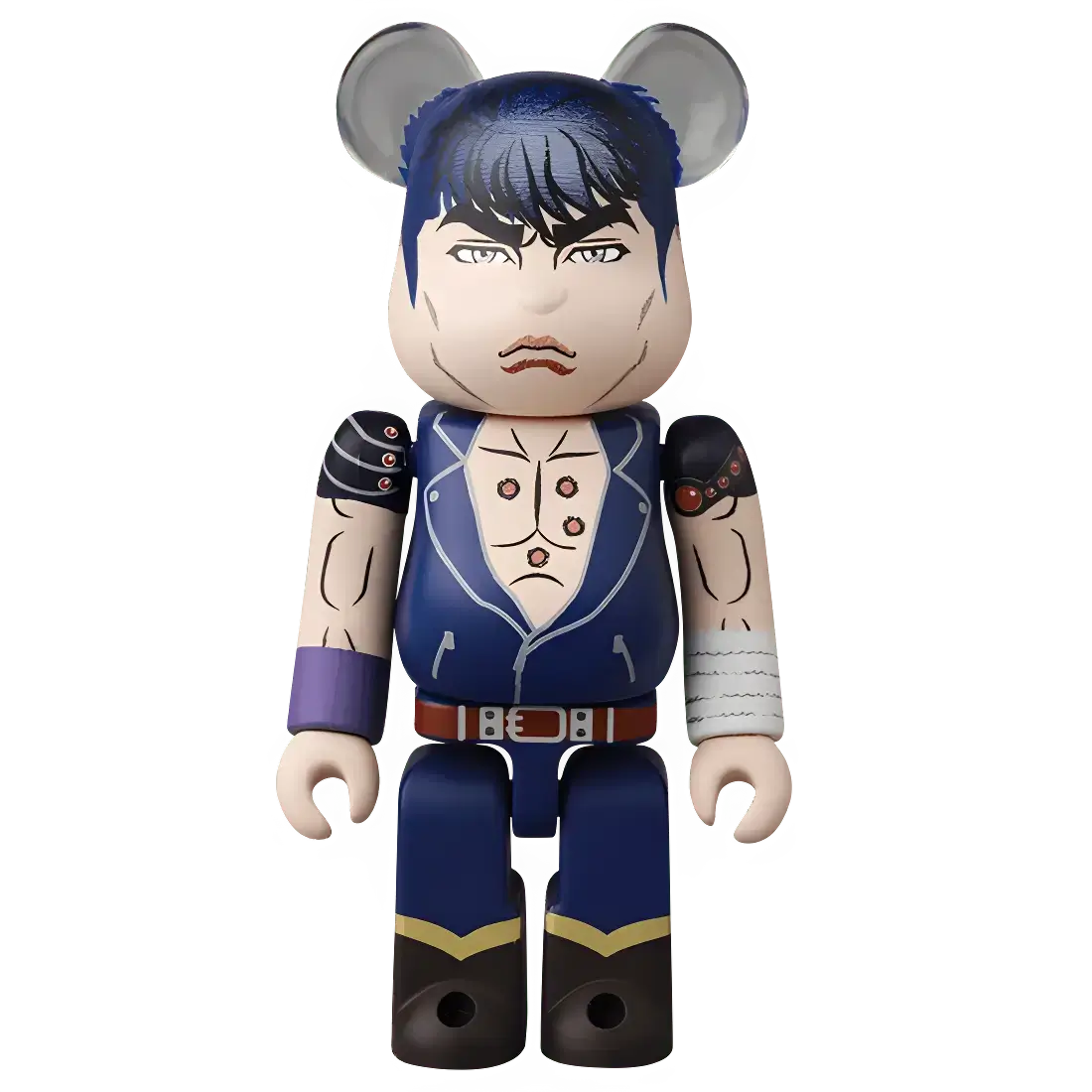Bearbrick Series 47 Artist "Hokuto No Ken" 100% Herstellerbild