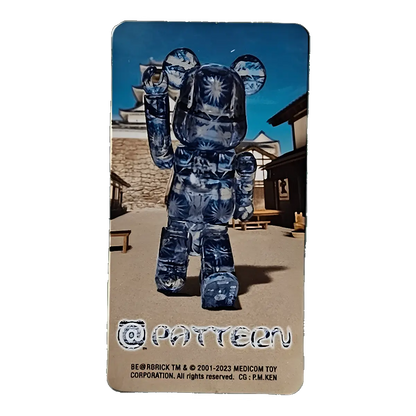 Bearbrick Series 47 Pattern "Edokko" 100% Begleitkarte