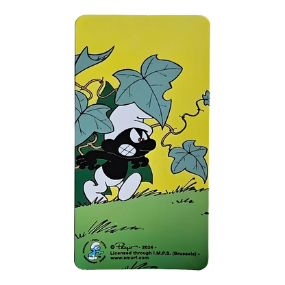 Bearbrick Series 49 Cute "Black Smurf" [The Smurfs] 100% SECRET Begleitkarte