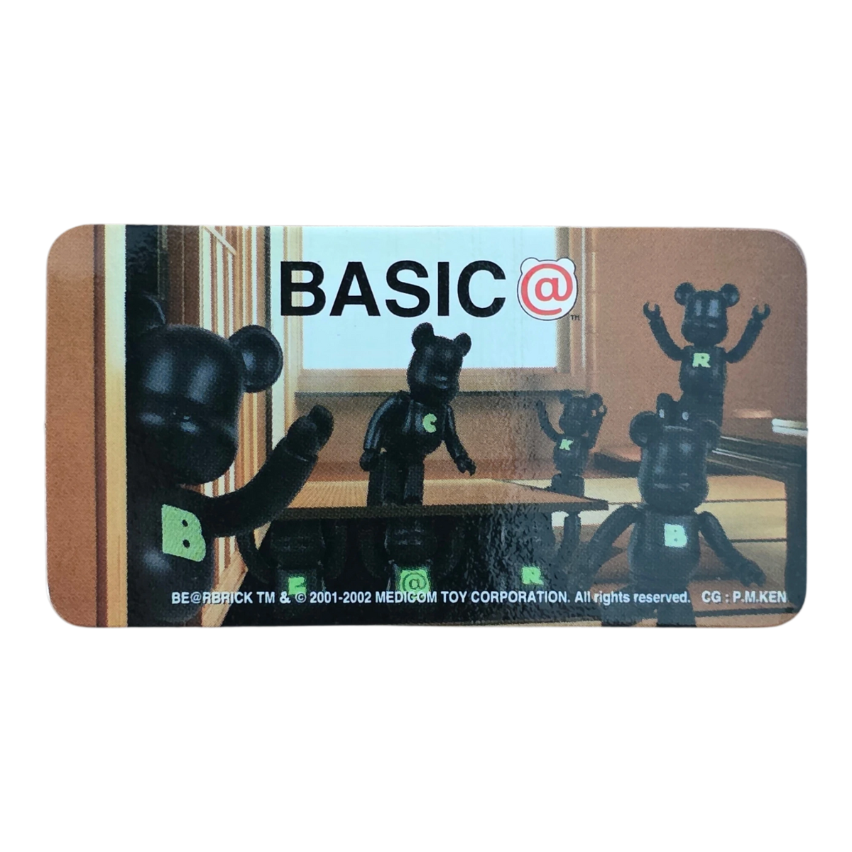 Bearbrick Series 5 Basic Letter 100% Begleitkarte
