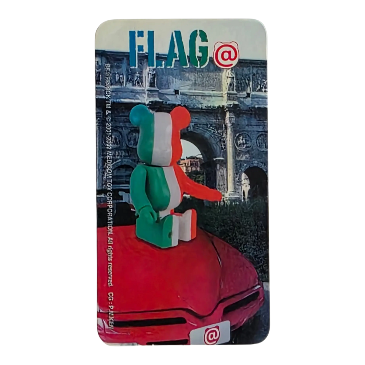 Bearbrick Series 5 Flag "Italy" 100% Begleitkarte