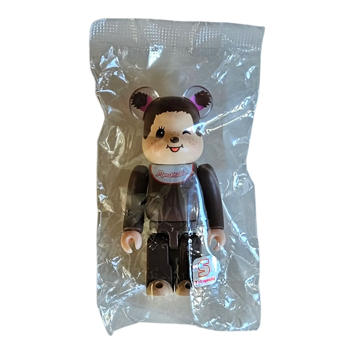Bearbrick Series 50 Animal "Monchhichi" 100% SECRET in Folie